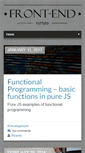 Mobile Screenshot of frontendnotes.com
